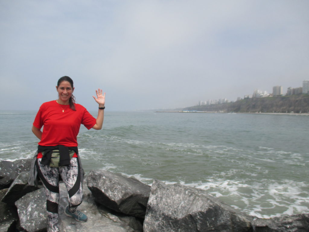 entrenamiento en la playa